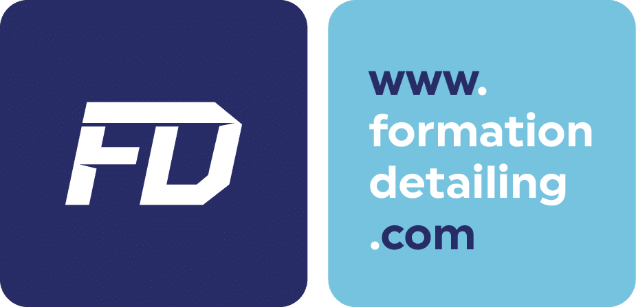 logo FD Bleu foncé et clair formation detailing déposé